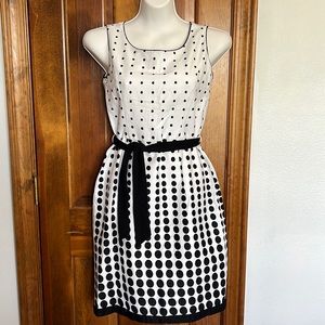 Black and white dress